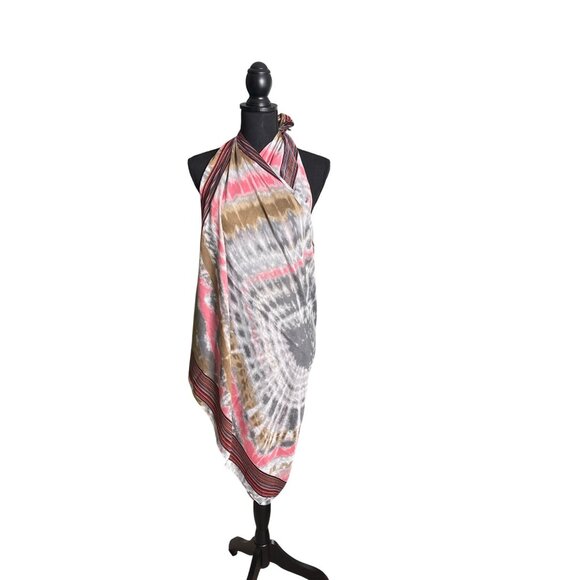 KW Fashion Women's Tie Dye Wrap Sarong OS - Picture 1 of 8